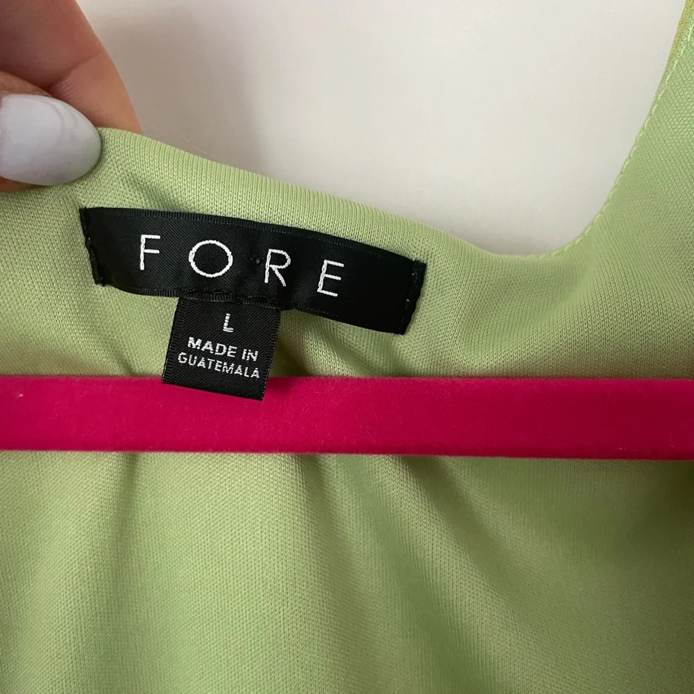 FORE - Neon‎ Cropped Matching Short Set